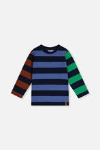 Load image into Gallery viewer, Deux Par Deux Multi Stripe Tee