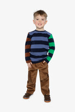 Load image into Gallery viewer, Deux Par Deux Multi Stripe Tee