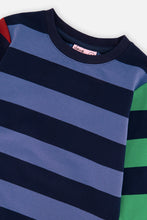 Load image into Gallery viewer, Deux Par Deux Multi Stripe Tee