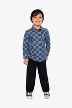 Load image into Gallery viewer, Deux Par Deux Stretch Twill Cargo Pant Navy