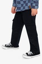 Load image into Gallery viewer, Deux Par Deux Stretch Twill Cargo Pant Navy