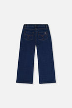 Load image into Gallery viewer, Deux Par Deux Wide Leg Lurex Pant Navy Denim