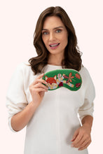 Load image into Gallery viewer, Powder UK Velvet Lavender Eye Masks Cozy Fox