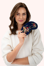 Load image into Gallery viewer, Powder UK Velvet Lavender Eye Masks Woodland Owl