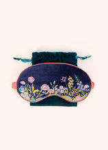 Load image into Gallery viewer, Powder UK Navy Floral Hedgerow Eye Mask