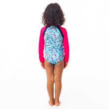 Load image into Gallery viewer, Nano Cat Mermaid Rashguard Swimsuit