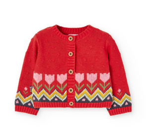 Boboli Baby Tulip Fairisle Sweater