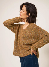 Load image into Gallery viewer, White Stuff UK Texture Sweater Brown Multi
