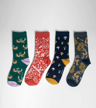 Load image into Gallery viewer, Thought Yaella Woodlands 4 Pack Sock Box
