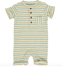 Load image into Gallery viewer, Me and Henry UK Camborne Stripe Henley Playsuit
