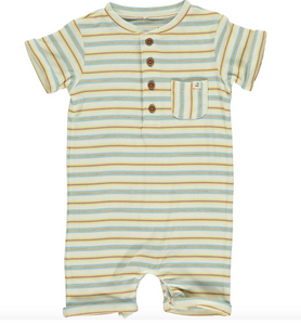 Me and Henry UK Camborne Stripe Henley Playsuit