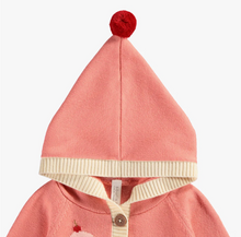 Load image into Gallery viewer, Souris Mini Hooded Baby Cardigan with Ice Cream Print
