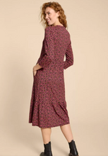 Load image into Gallery viewer, White Stuff UK Naya Jersey Dress Pink Print

