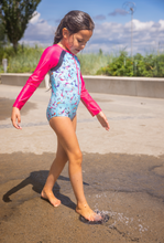 Load image into Gallery viewer, Nano Cat Mermaid Rashguard Swimsuit