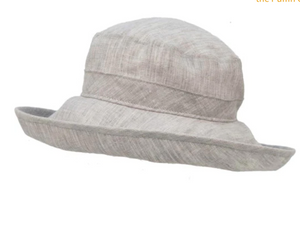 Puffin Gear Womens Sun Hat Linen Chambray Classic