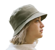 Load image into Gallery viewer, Puffin Gear Womens Bucket Hat Patio Linen