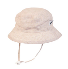 Load image into Gallery viewer, Summer Day Linen Check Camp Hat
