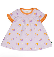 Load image into Gallery viewer, Freds World Snail Print Baby Dress
