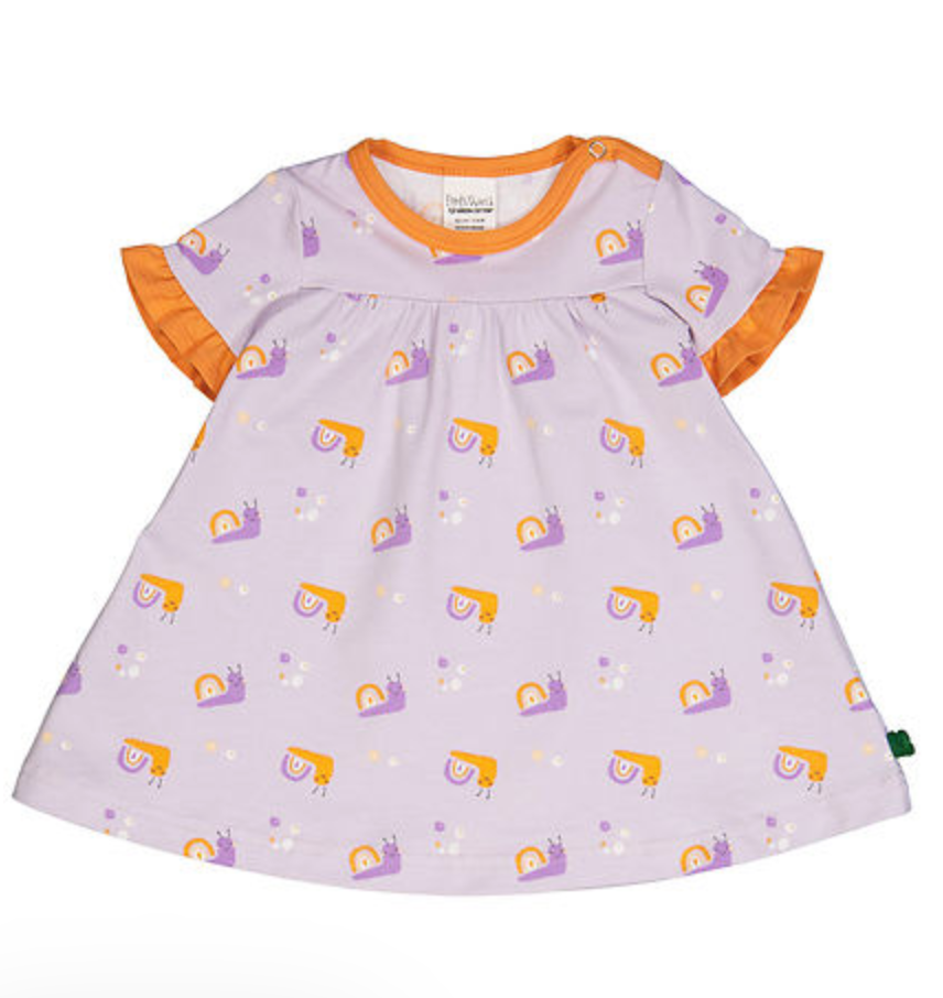 Freds World Snail Print Baby Dress
