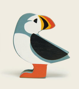 Wooden Puffin