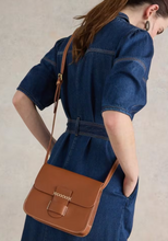 Load image into Gallery viewer, White Stuff UK Evie Leather Satchel Mid Tan