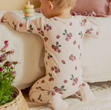 Load image into Gallery viewer, Petit Lem Raspberry Print Playsuit Cherry Blossom