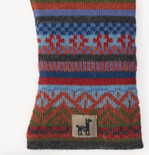 Load image into Gallery viewer, Pokoloko Baby Alpaca Bella Print Hat and Hand Warmers