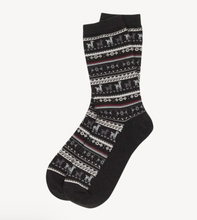 Load image into Gallery viewer, Pokoloko Alpaca Socks Black