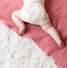 Load image into Gallery viewer, Bella Tunno Waffle Baby Blanket Watermelon