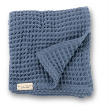 Load image into Gallery viewer, Bella Tunno Waffle Baby Blanket Rain