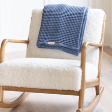 Load image into Gallery viewer, Bella Tunno Waffle Baby Blanket Rain