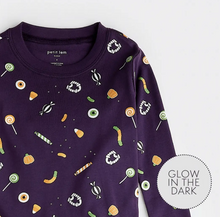 Load image into Gallery viewer, Petit Lem Trick-or-Treat Print Pyjamas Deep Purple