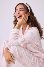 Load image into Gallery viewer, PJ Salvage Flannel Pyjamas Rose All Day Pink MIst