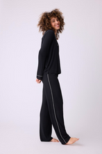 Load image into Gallery viewer, PJ Salvage Modal Basics PJ Set Black