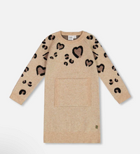 Load image into Gallery viewer, Deux Par Deux Sweater Dress and Tights
