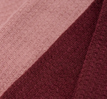 Load image into Gallery viewer, Minymo Textured Tights Dusty Rose/Burgundy 2-Pack