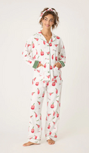 Load image into Gallery viewer, PJ Salvage Flannel Pyjamas Cranberries and Cocktails