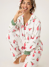 Load image into Gallery viewer, PJ Salvage Flannel Pyjamas Cranberries and Cocktails