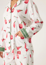 Load image into Gallery viewer, PJ Salvage Flannel Pyjamas Cranberries and Cocktails