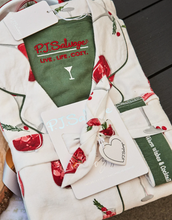 Load image into Gallery viewer, PJ Salvage Flannel Pyjamas Cranberries and Cocktails