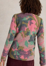 Load image into Gallery viewer, White Stuff UK Jodie Printed Floral Sweater Green Multi
