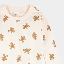 Load image into Gallery viewer, Petit Lem Gingerbread Print Pyjamas Silver Peony