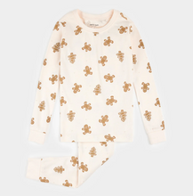 Load image into Gallery viewer, Petit Lem Gingerbread Print Pyjamas Silver Peony