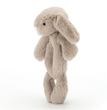 Load image into Gallery viewer, Bashful Beige Bunny Ring Rattle