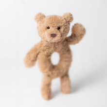 Load image into Gallery viewer, Bartholomew Bear Ring Rattle