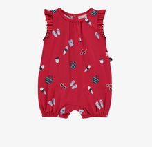 Load image into Gallery viewer, Souris Mini Seaside Jersey Shortie Playsuit