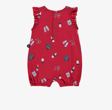 Load image into Gallery viewer, Souris Mini Seaside Jersey Shortie Playsuit