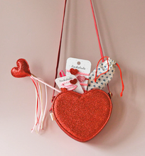 Load image into Gallery viewer, Rockahula Love Heart Glitter Bag