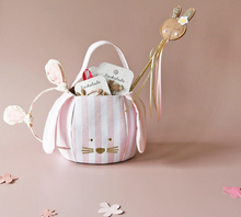 Load image into Gallery viewer, Rockahula Stripy Bunny Bucket Bag