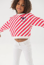 Load image into Gallery viewer, Boboli Red Stripe Sweatshirt